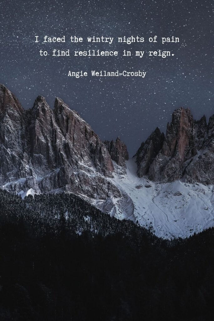 growth quote with starry night by Eberhard Grossgasteiger