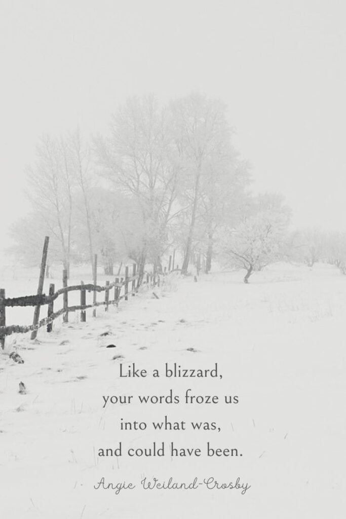 heartbreak quote | Nature Photography of Snowfall