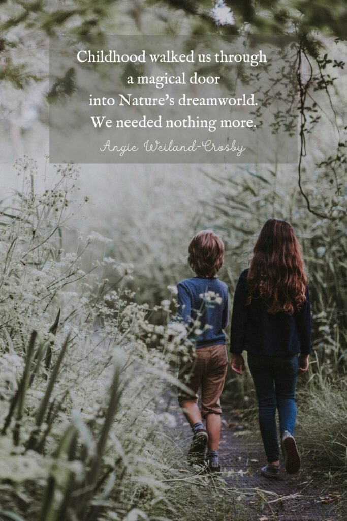 Nature Photography of children on a path by Annie Spratt