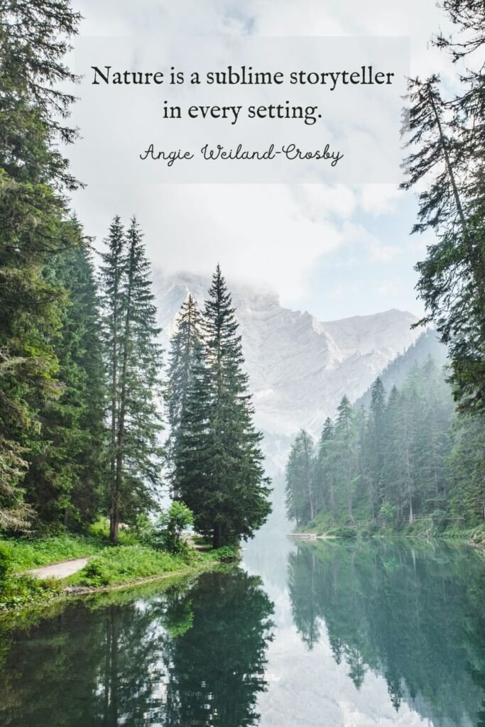 Mountain, Lake, and Pines Photograph by Luca Bravo