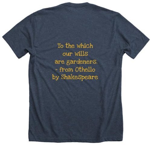 T-shirt with Shakespearean quote from Othello